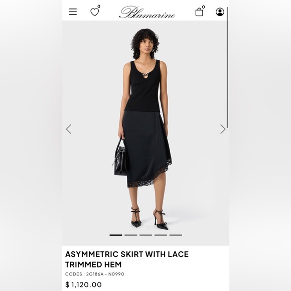 Blumarine Silk Skirt - Picture 3 of 10